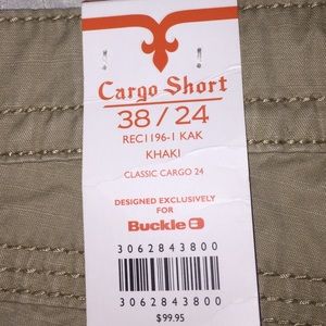 Rock Revival Men’s Cargo shorts, khaki. NWT